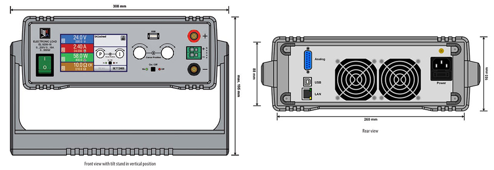 EA-EL 9000 DT Series View