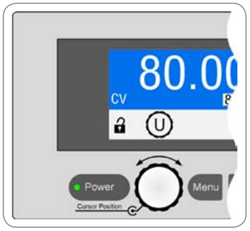 EA-PS 9000 3U Display and Controls