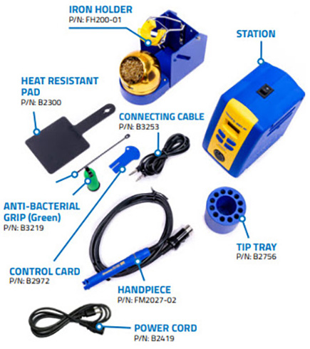 Station, Iron Holder, Handpiece,