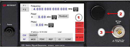 AP5041A Front Panel Features