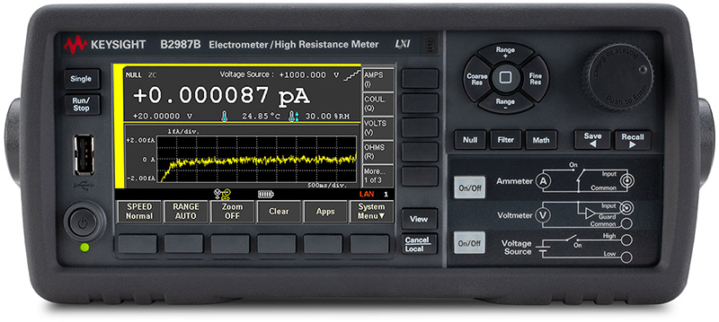 Keysight B2987B Electrometer/High Resistance Meter
