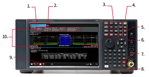 CXA Front Panel Features