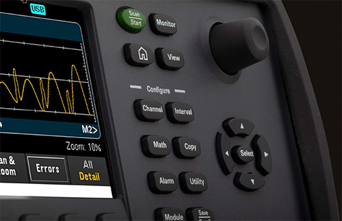 DAQ970A Panel Closeup