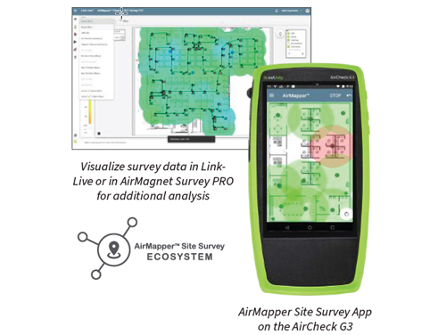 AirCheck G3 with AirMapper