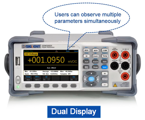 Siglent SDM3065X Digital Mulitmeter with Dual Display