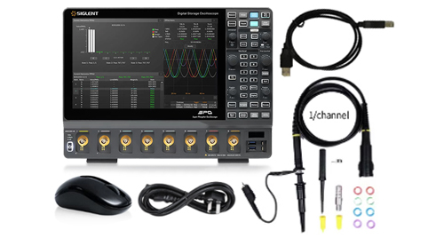 SDS5000X HD 8 Channel Series Box Contents