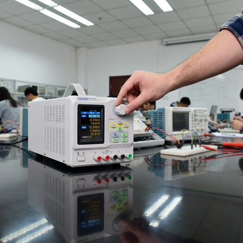 Siglent SPD1168X DC Supply application use in the laboratory