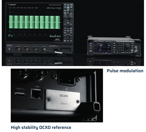 Siglent SSG3000X Plus Series Pulse Modulation and OCXO Option
