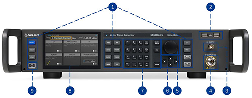 SSG6082A-V Instrument Front View