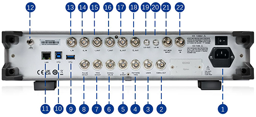 SSG6082A-V Instrument Rear View