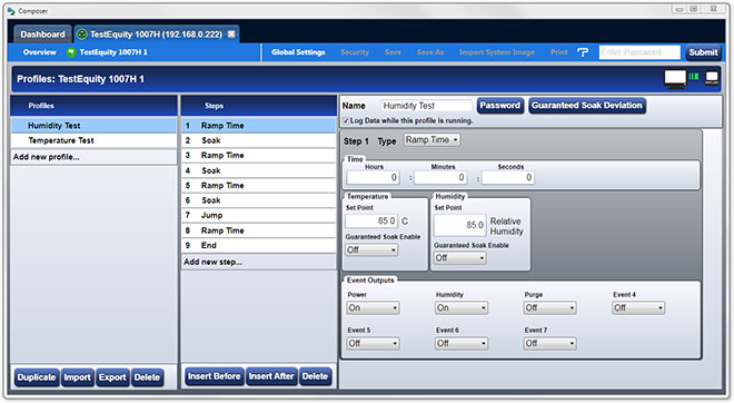 Watlow Composer software for F4T Controller