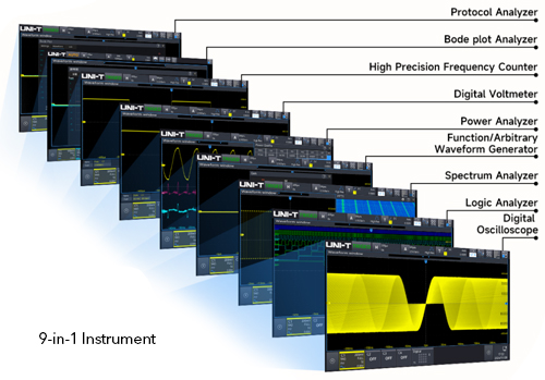 MSO1000HD Series 9-In-1Instrument