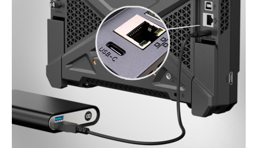 MSO1000HD USB-C Port
