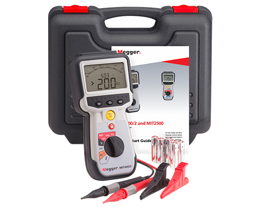 Megger MIT400/2 Box Contents