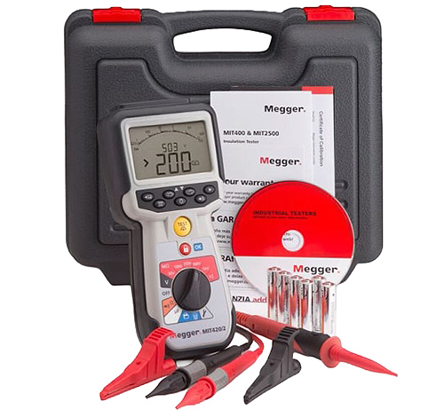 Megger MIT420/2 Box Contents