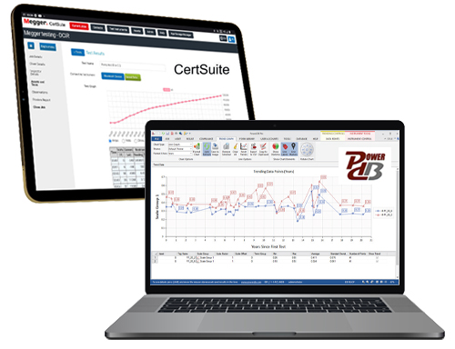 Megger Power DB and CertSuite Software