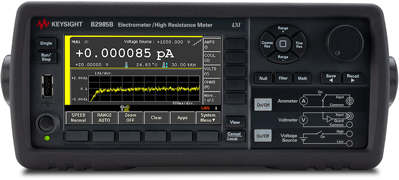 Keysight B2985B Electrometer/High Resistance Meter