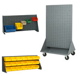 Louvered Wall Panels & Bin Rails