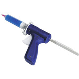 Dispensing guns, nozzles and syringes