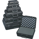 Conductive shipping boxes and cases, ESD safe shipping boxes and cases, and foam