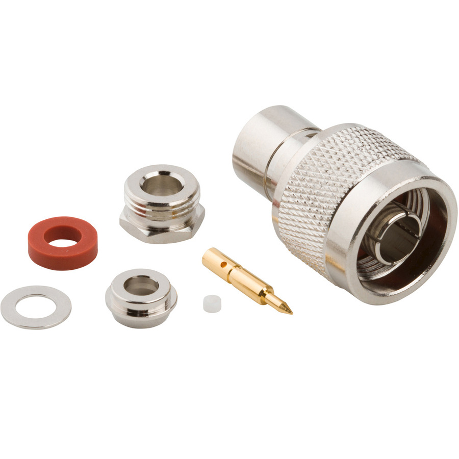 Amphenol RF 00034025RFX RF Connector, NType, Straight, Clamp Plug