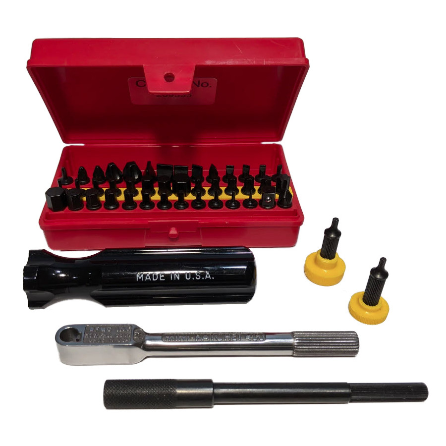 小物 t-t.1212.hand Wadsworth Falls 004 Mini-Ratchet Set, 52 Pieces with 4 Tools