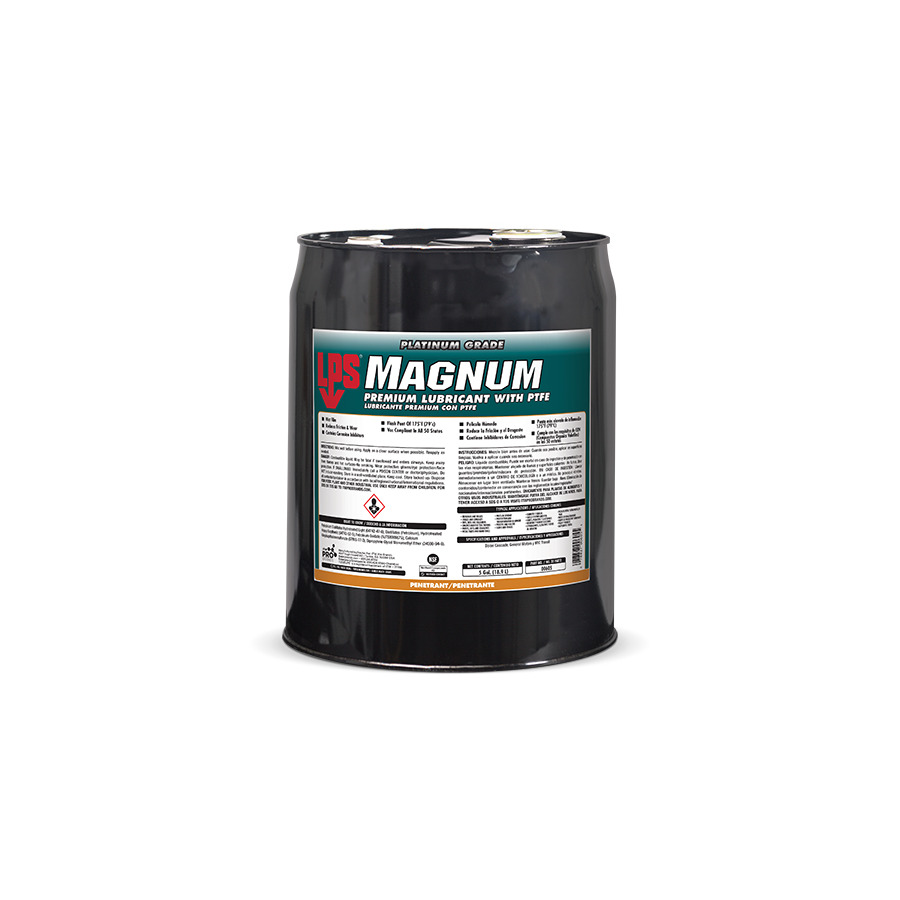 LPS 00605 Magnum Premium Lubricant, with PTFE, 5 gal / 18.93 L