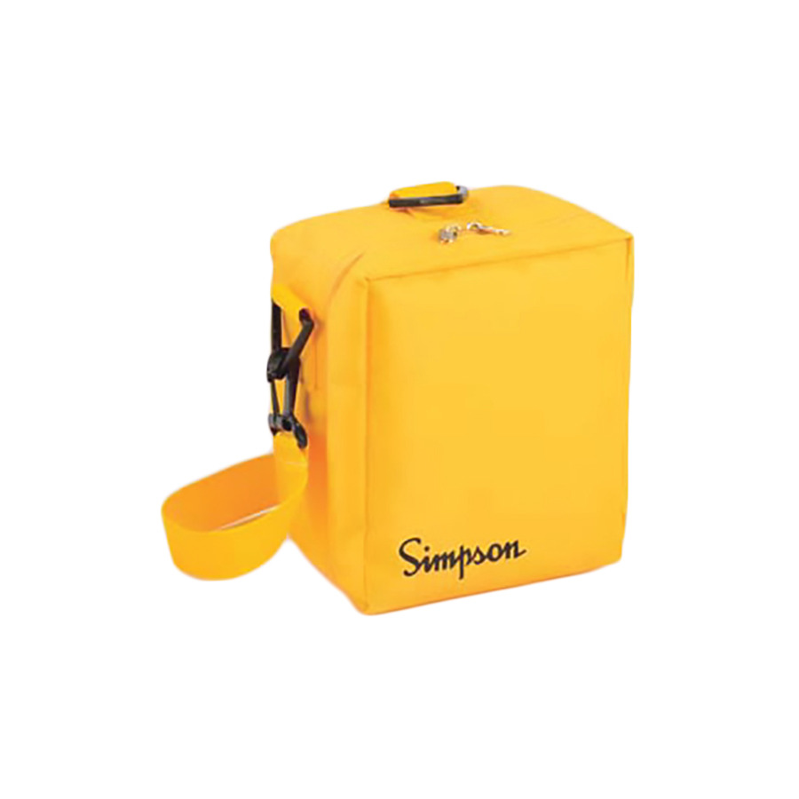 Simpson Electric 00832 Carrying Case, Padded Nylon, Quick Field Use Storage, Yellow