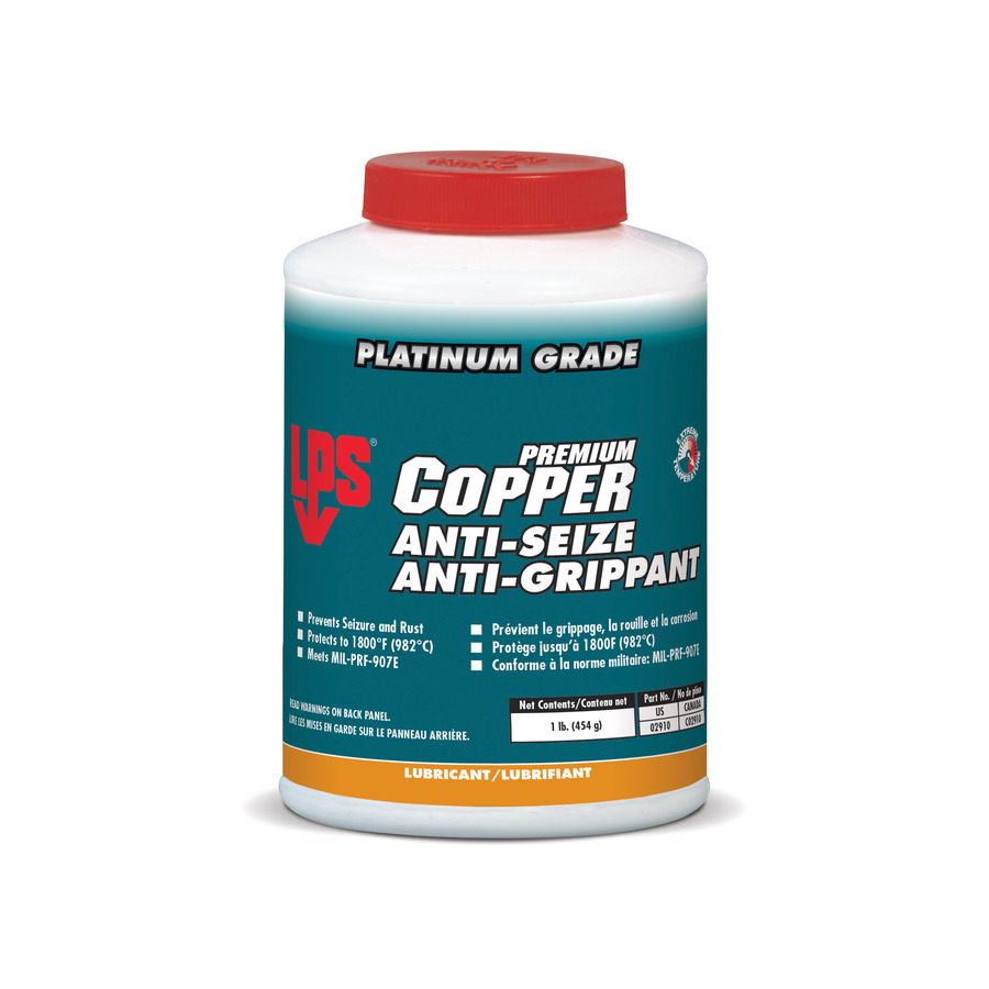 LPS 02910 Copper Anti-Seize, 1 lb / 454 grams