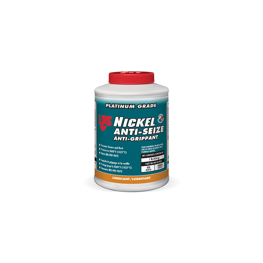 LPS 03910 Nickel Anti-Seize, 1 lb / 454 grams