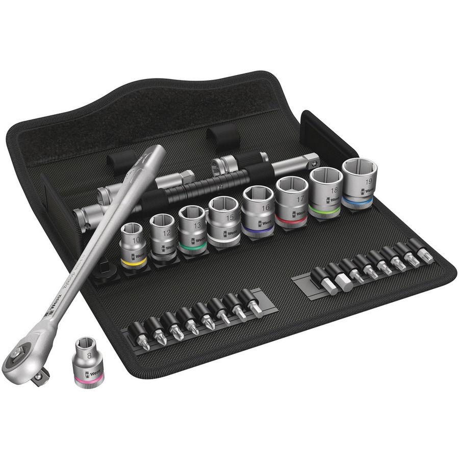 TestEquity: Wera 05004047001 Metal Ratchet Set, 8100 SB 7, Zyklop