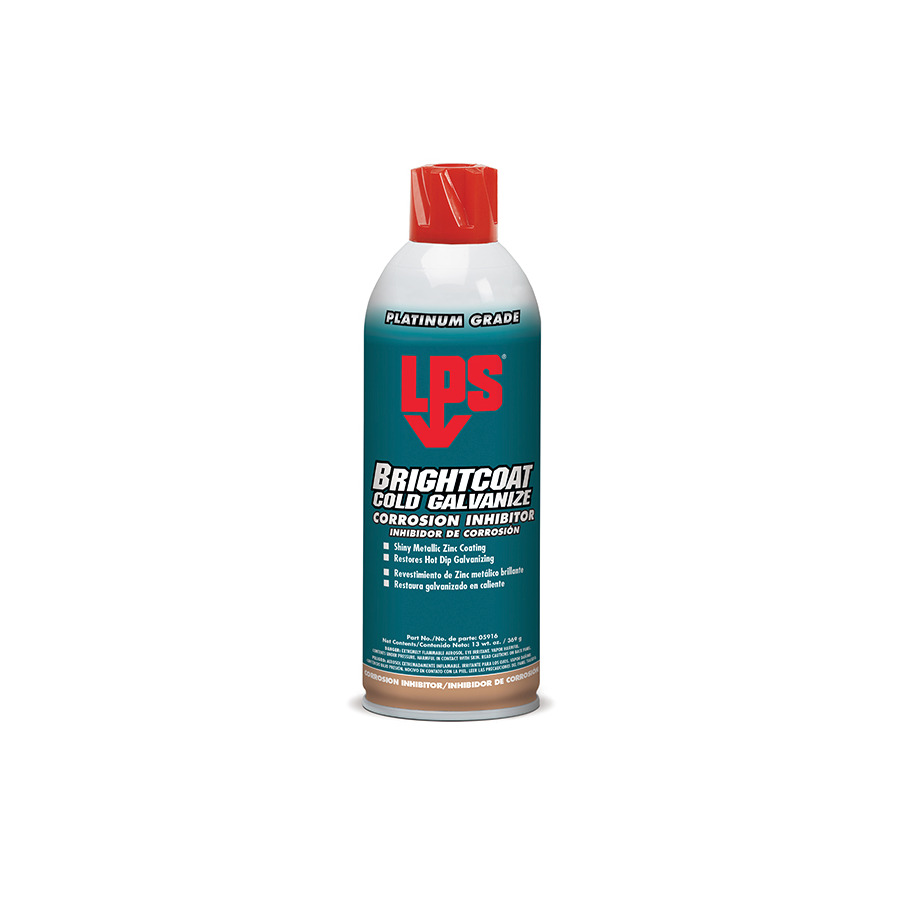 LPS 05916 BrightCoat Cold Galvanize Corrosion Inhibitor, 16 oz / 475 mL