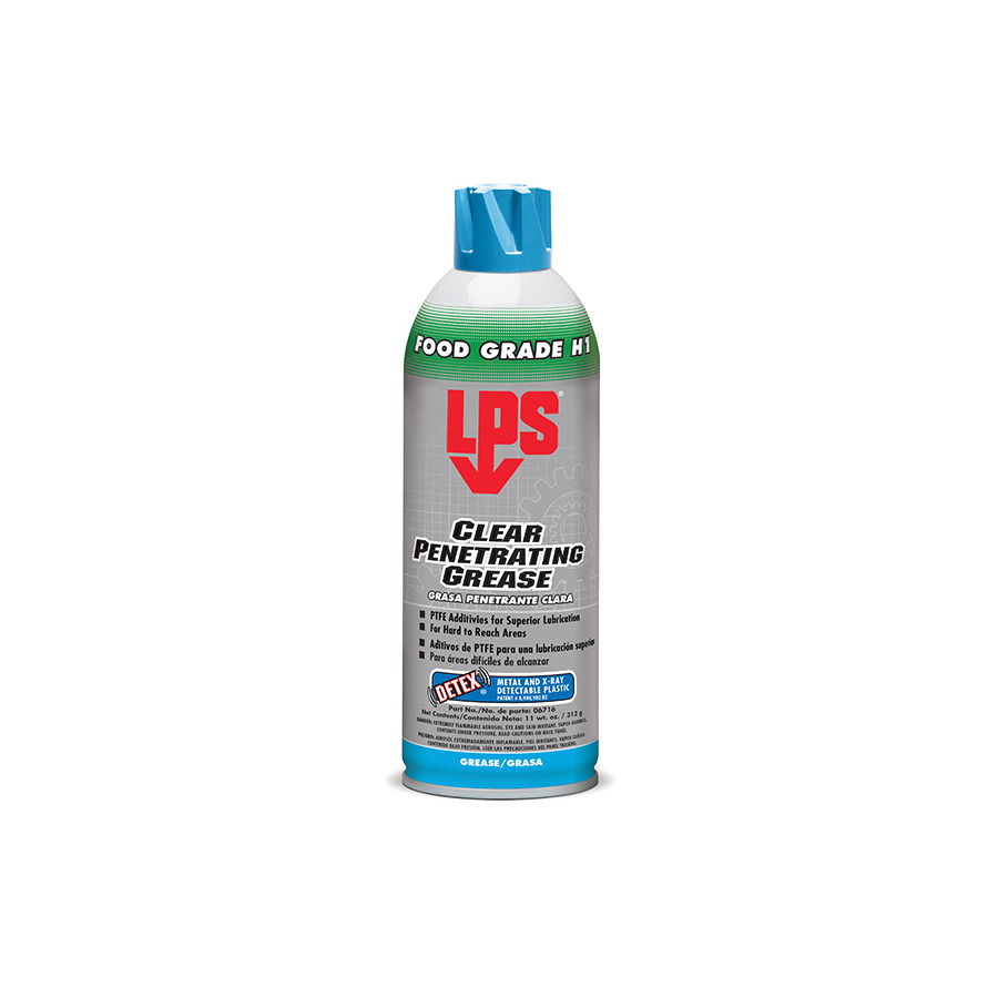 LPS 06716 Clear Penetrating Grease, 16 oz / 475 mL