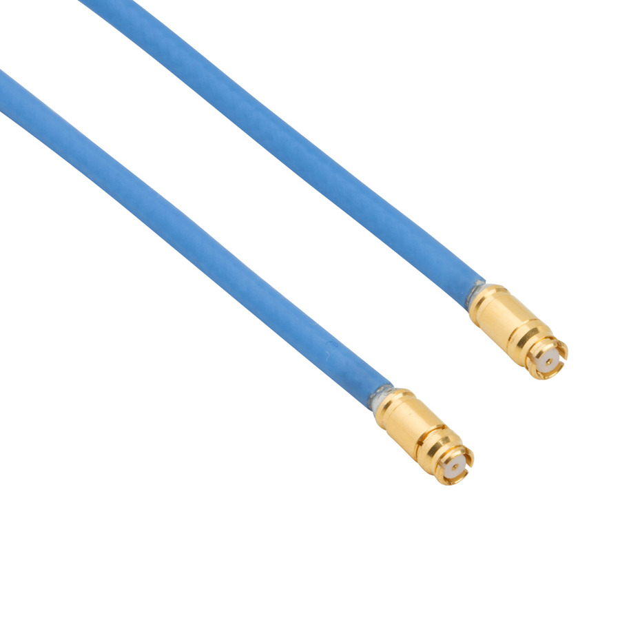 Amphenol RF 095-725-107-030 RF Cable, SMP Straight Plug to SMP Straight Plug, Times TFlex 405, 3" L, 50 Ohm