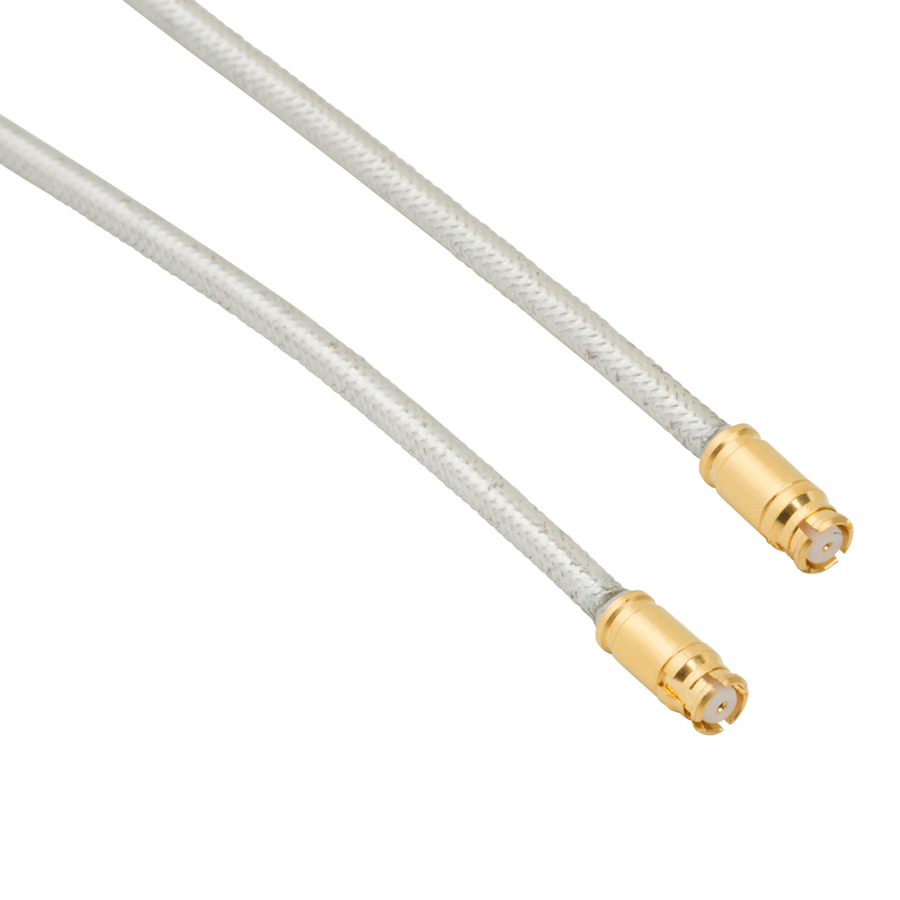 Amphenol RF 095-725-108-030 RF Cable, SMP Straight Plug to SMP Straight Plug, Hand Formable, 3" L, 50 Ohm