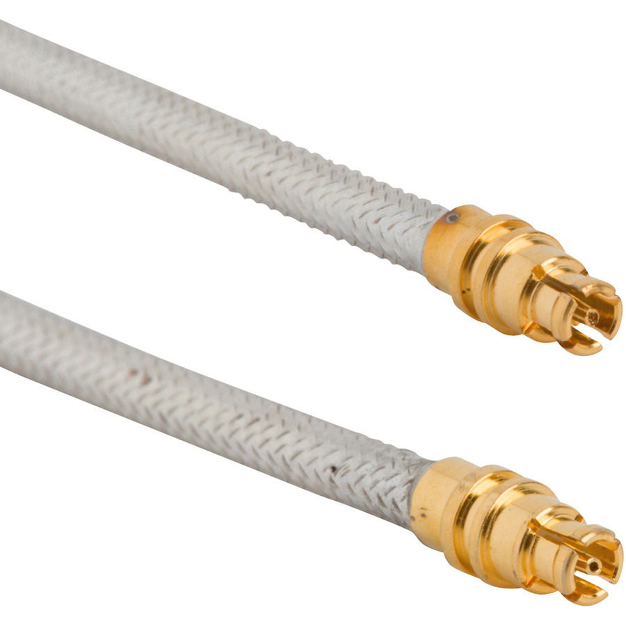 Amphenol RF 095-725-111-030 RF Cable, SMPM Straight Plug to SMPM Straight Plug, Hand Formable, 3" L, 50 Ohm