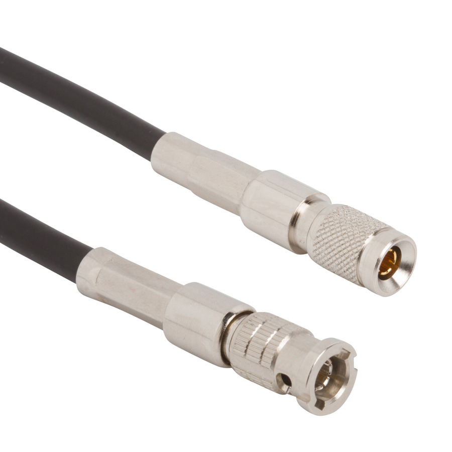 Amphenol RF 095-850-155-012 RF Cable, 1.0-2.3 Straight Plug to HD-BNC Straight Plug, Belden 1855A, 12" L, 75 Ohm