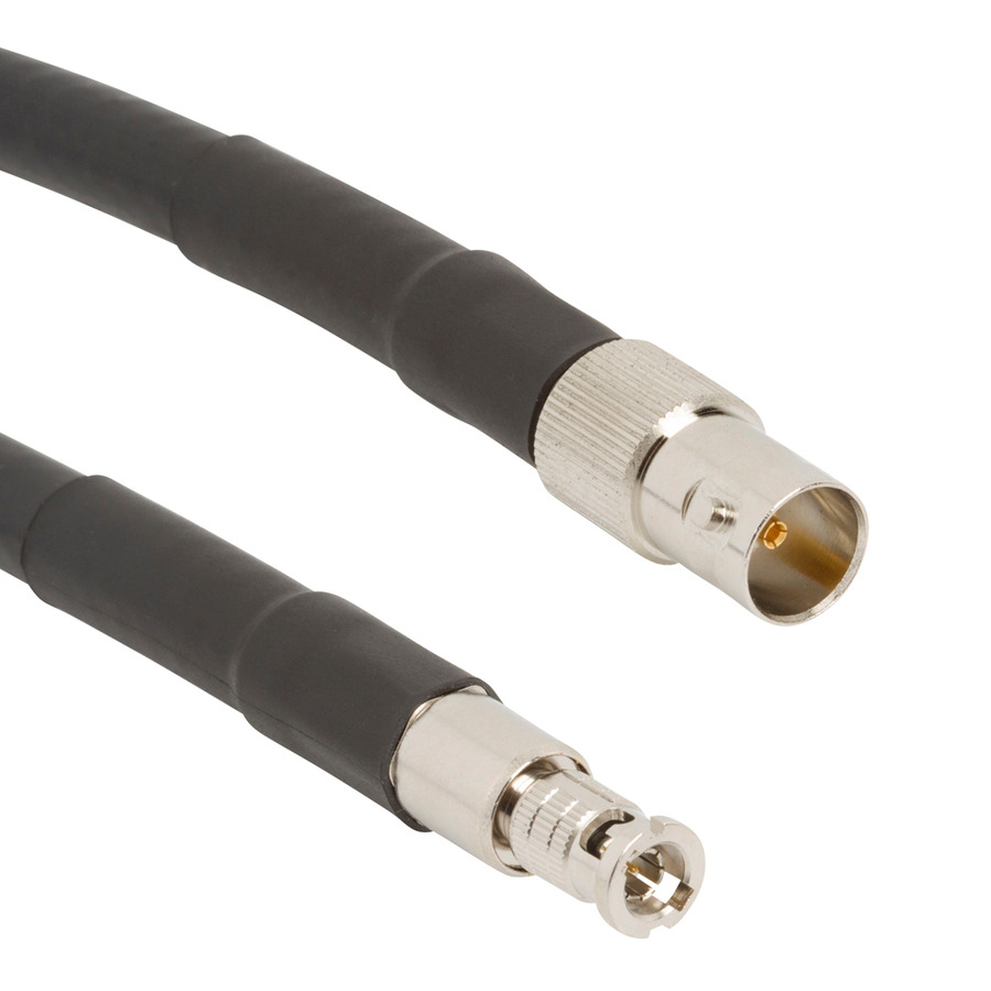 Amphenol RF 095-850-192-048 RF Cable, BNC Straight Jack to HD-BNC Straight Plug, Belden 4794R, 48" L, 75 Ohm