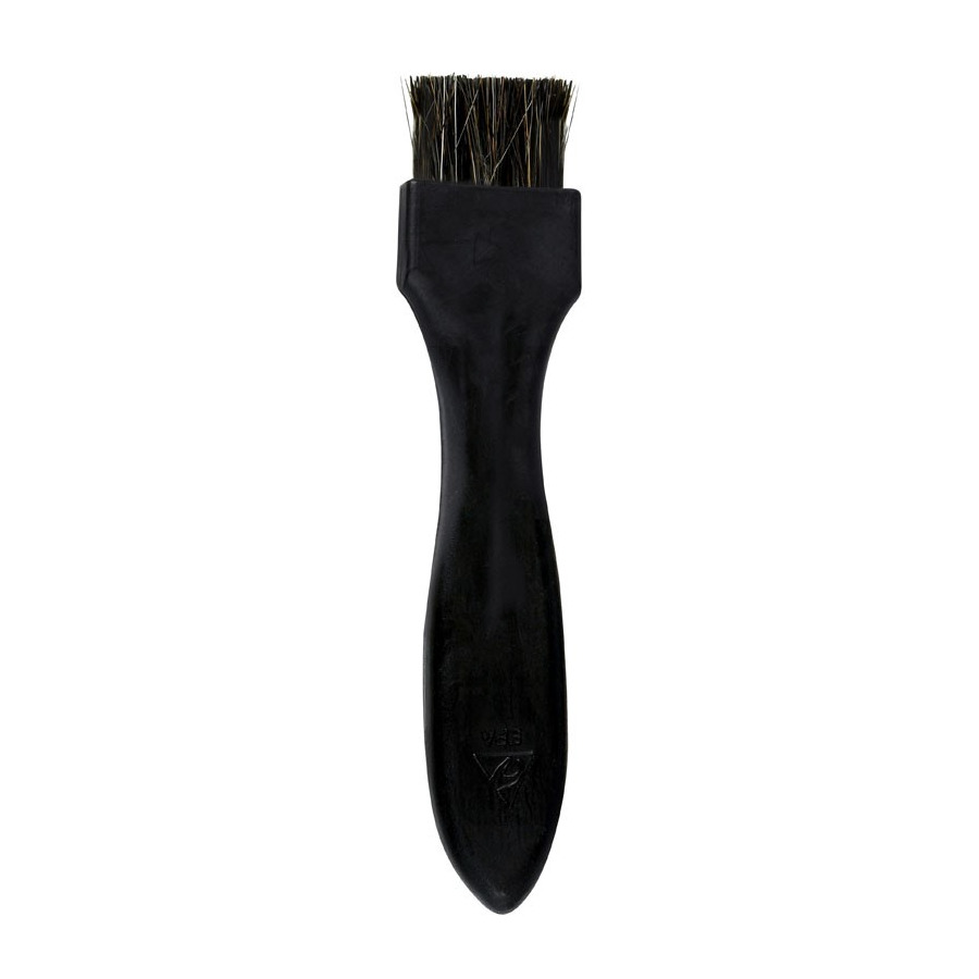 Menda 36087 Brush, ESD Safe, 1" L, Conductive, Flat Handle, Firm Bristles, Polypropylene, Black