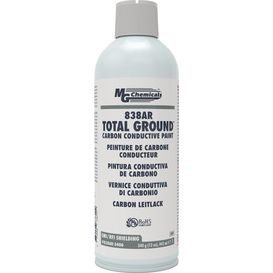 MG Chemicals 838AR-340G Carbon Conductive Paint, Total Ground, 12 oz.