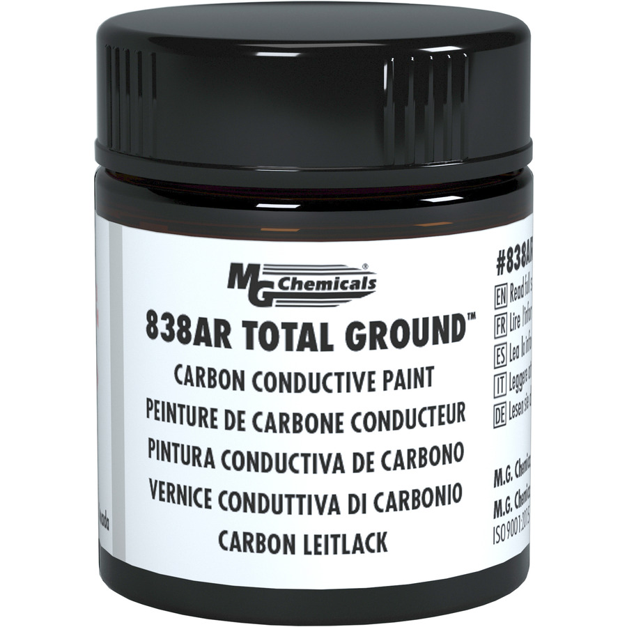 MG Chemicals 838AR-15ML Carbon Conductive Paint, 15ml, Jar