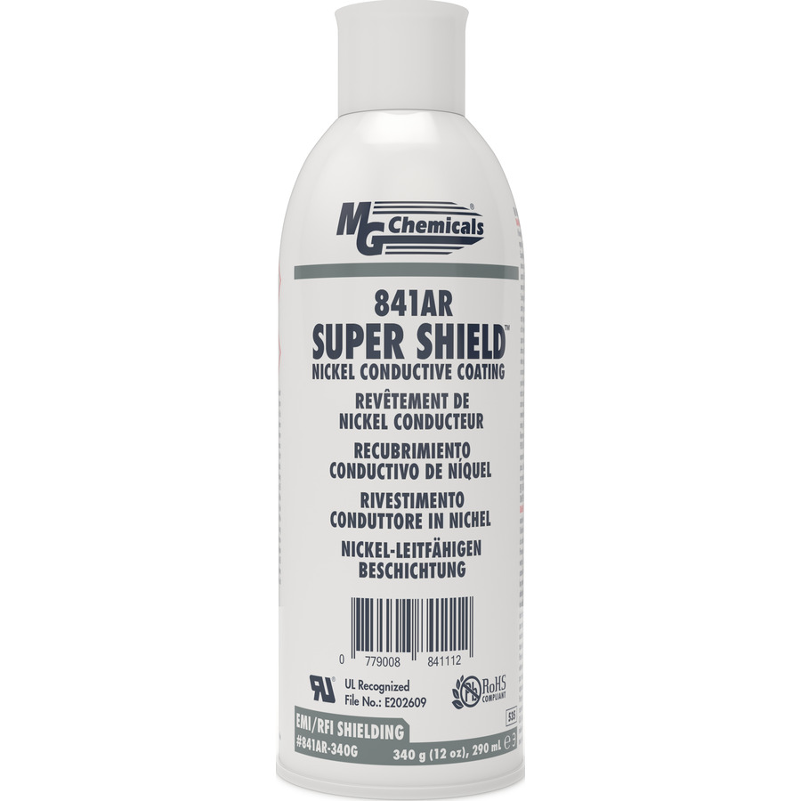 MG Chemicals 841AR-340G Super Shield, Nickel Conductive Paint, 340g Aerosol