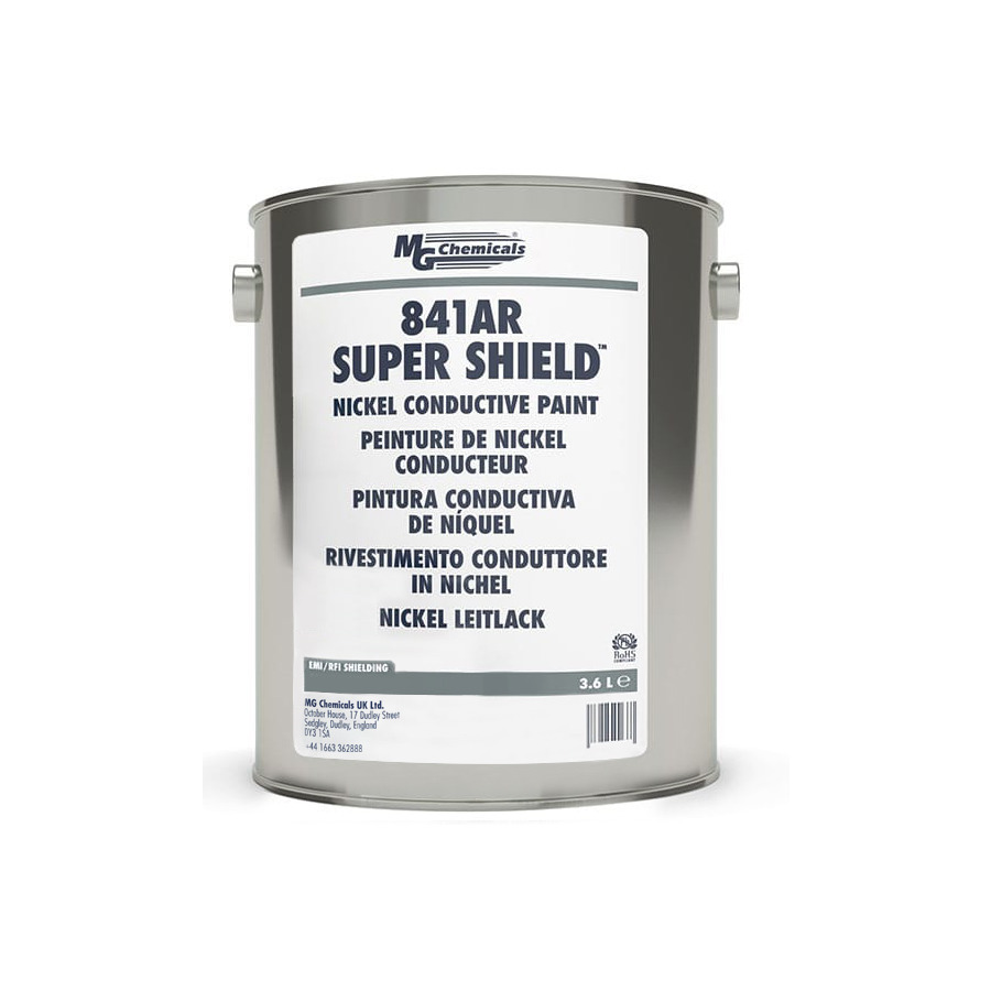 MG Chemicals 841AR-3.78L Super Shield, Nickel Conductive Paint, 3.8 qt. Can