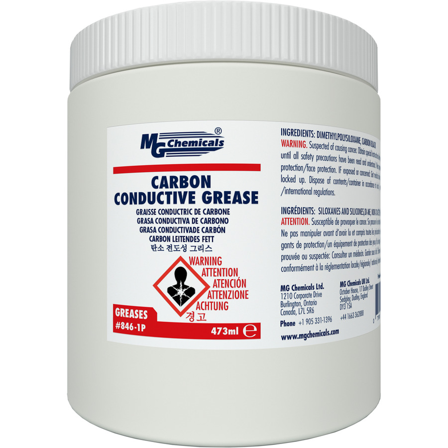 MG Chemicals 846-1P Carbon Conductive Grease, 1P