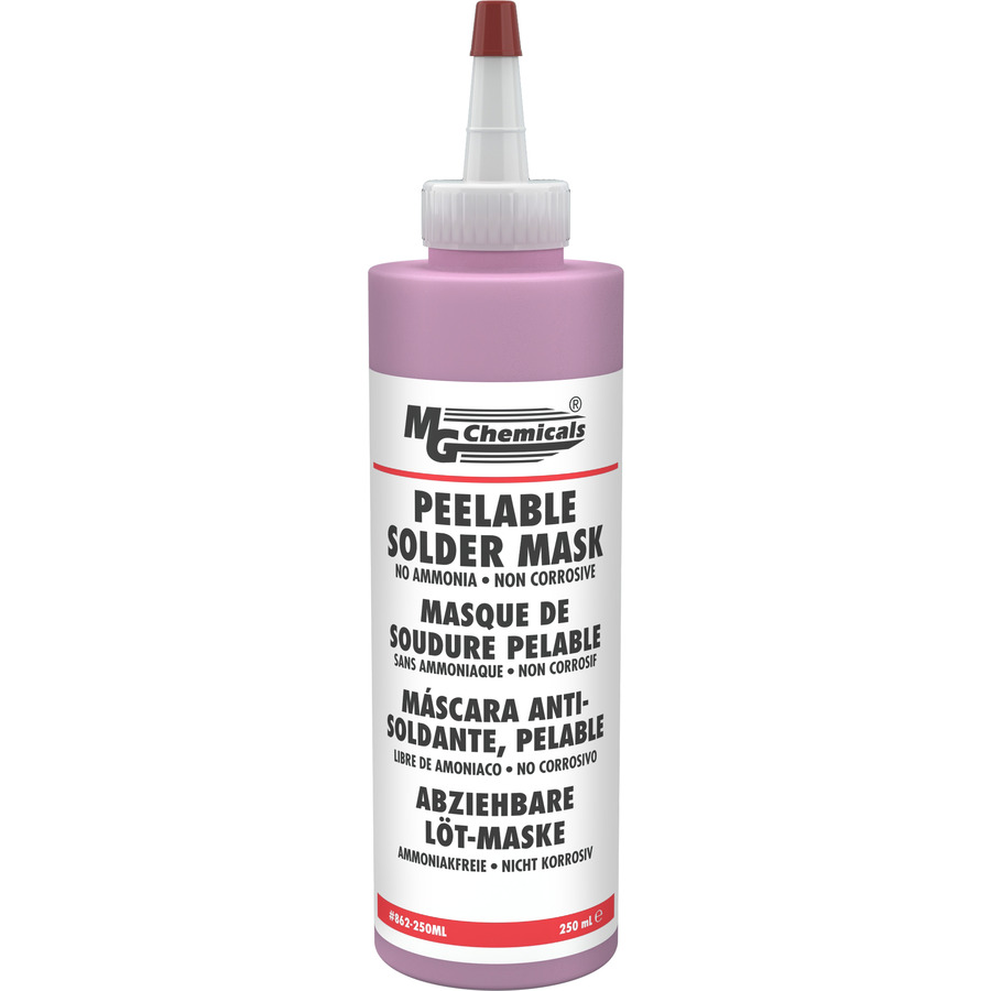 MG Chemicals 862-250ML Solder Mask, Peelable, Ammonium Free, 250ml