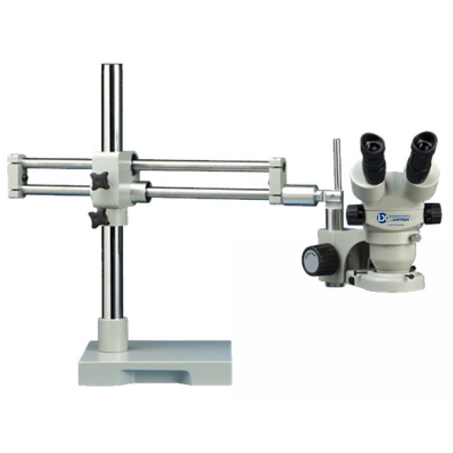 LX Microscopes / UNITRON 23712RB-LED Binocular Microscope, 23mm, RB Stand, LED ECO Ring Light, 273 Series