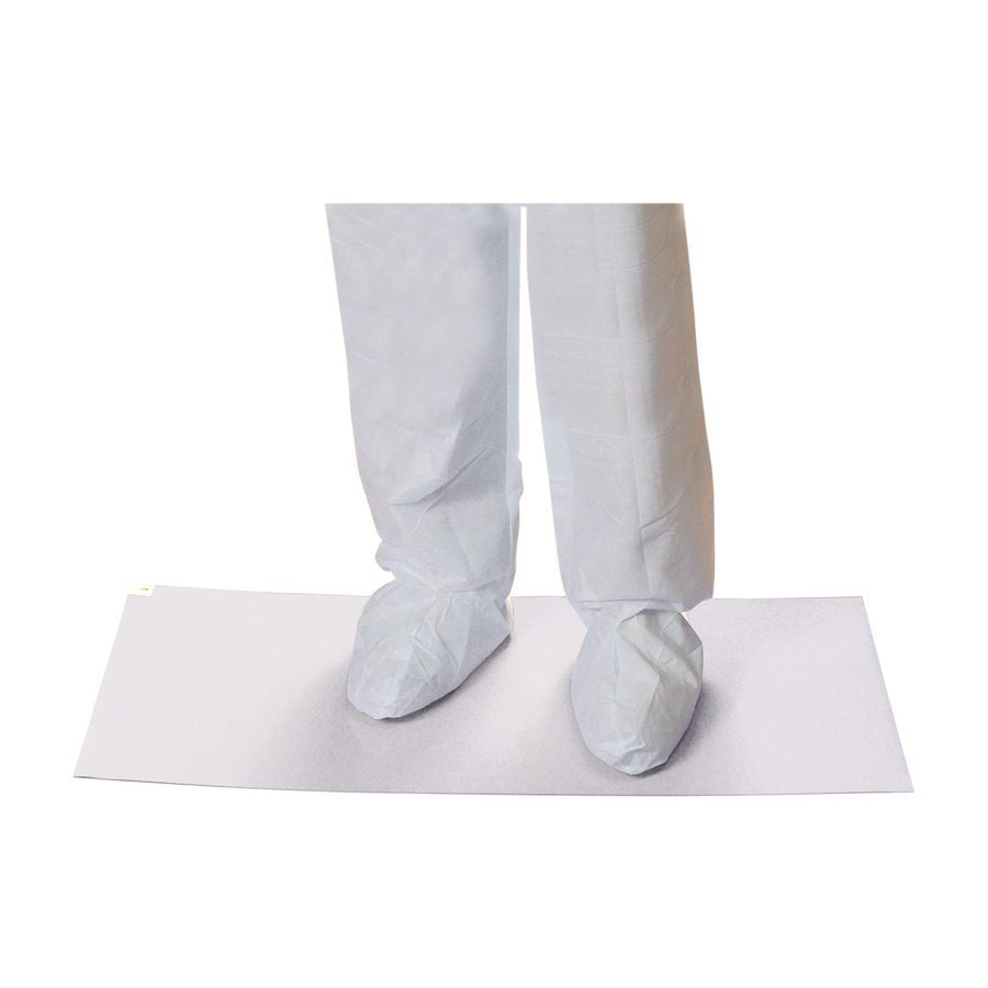 CleanTeam 100-93-183638W Contamination Control Mat, 18" x 36, White, 30 Layer, 8/Pk