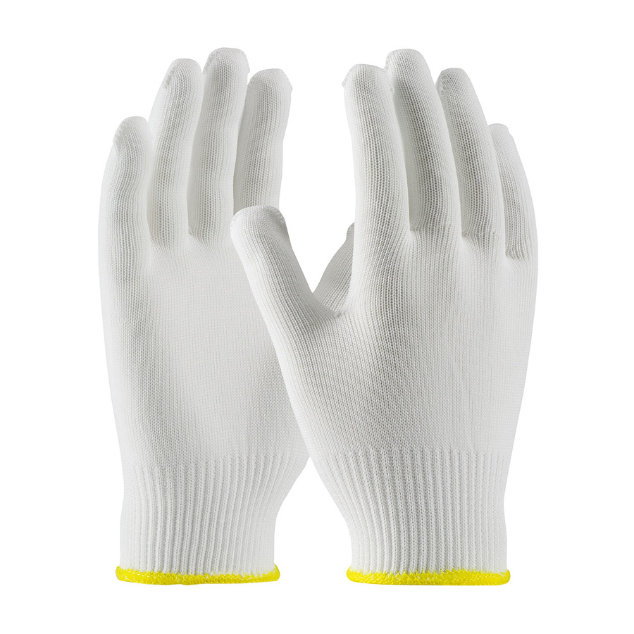 CleanTeam 40-C2130/L Gloves, White, L, Polyester, Seamless Knit, 13G, Light Weight, Silicone Free