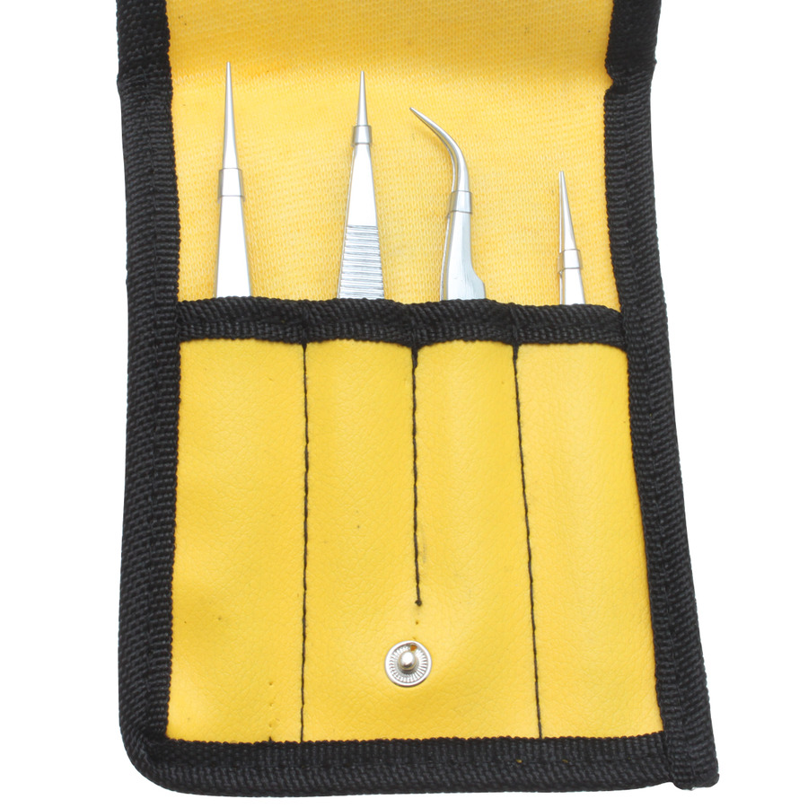 TestEquity: Aven 18480PR Tweezers Set, Precision, Carbon Steel