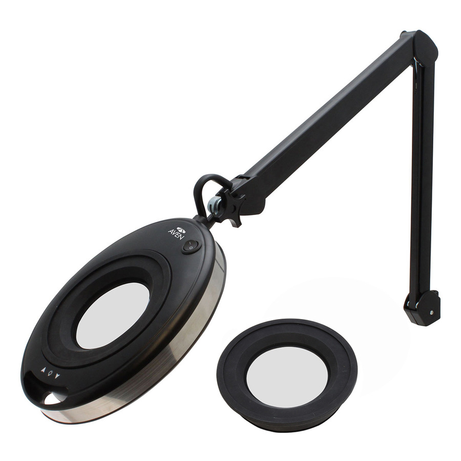 Aven 26501-LED-INX-12D Magnifying Lamp, In-X, 12 Diopter, 4x, 5 Diopter Lens, 2.25x